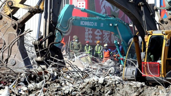 Taiwan quake death toll at 116, search ends - ảnh 1